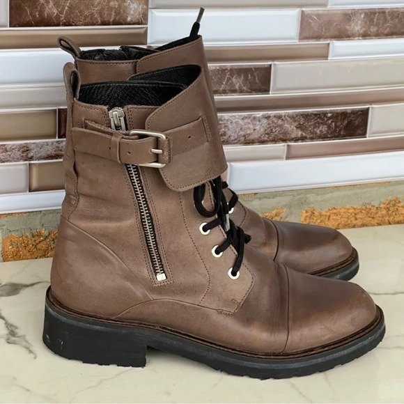 ALLSAINTS Daria Cuffed Combat Boot 39/8.5 - Picture 1 of 14